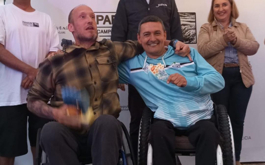 Antonio Guerrero, Subcampeón de España de Parasurf en el Campeonato Nacional en Nigrán