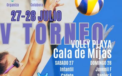 V Torneo de Voley Playa en La Cala de Mijas: Evento Presentado con el Apoyo del Ayuntamiento